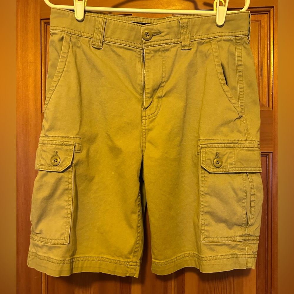 St. John's Bay Tan Cargo Shorts Durable Cotton